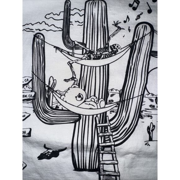 Dead & Company 2022 Tour T-Shirt Grateful Dead White XXL 23x28 Youthful Folly - Picture 11 of 11